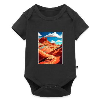 Vermilion Cliffs Arizona Vintage voyage affiche WPA - Body à manches courtes Premium Bébé - noir - Devant