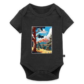 Coconino National Forest Arizona Travel Poster - Baby Premium short-sleeve bodysuit - black - Front
