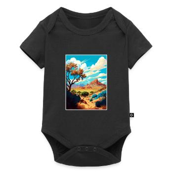 Coronado National Forest Arizona Travel Poster - Baby Premium short-sleeve bodysuit - black - Front