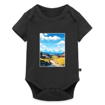 Bethel Alaska Vintage Travel Poster WPA Souvenir - Baby Premium short-sleeve bodysuit - black - Front