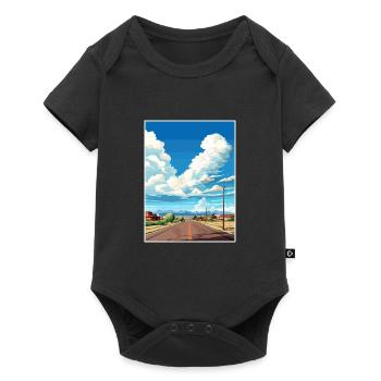 Ouragan Utah Vintage Voyage Affiche WPA Souvenir - Body à manches courtes Premium Bébé - noir - Devant