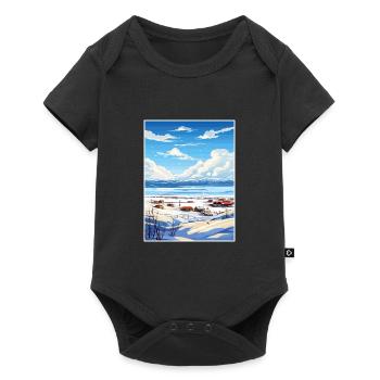 Kotzebue Alaska Vintage Travel Poster WPA Souvenir - Baby Premium short-sleeve bodysuit - black - Front