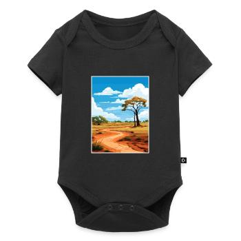 The Kimberley Australia Vintage Travel Poster WPA - Baby Premium short-sleeve bodysuit - black - Front