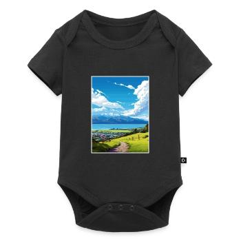 Kaikoura New Zealand Nz Vintage Travel Poster WPA - Baby Premium short-sleeve bodysuit - black - Front