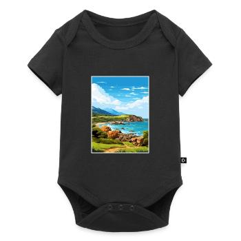 Wilsons Promontory National Park Reiseplakat - Baby Premium Kurzarmbody - Schwarz - Vorne