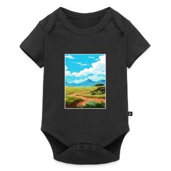 Santa Rosa National Park Costa Rica Travel Poster - Baby Premium short-sleeve bodysuit - black - Front