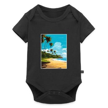 Gandoca Manzanillo Wildlife Refuge Costa Rica - Baby Premium short-sleeve bodysuit - black - Front