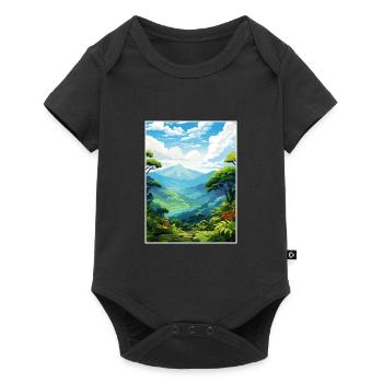 Montverde Cloud Forest Reserve Costa Rica Souvenir - Baby Premium short-sleeve bodysuit - black - Front
