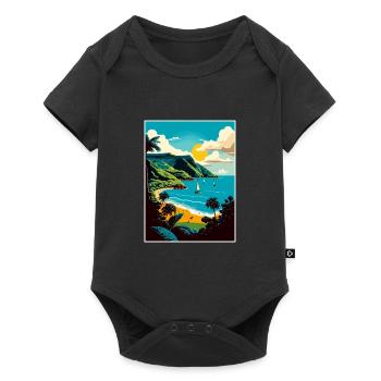 Saint Vincent And The Grenadines Caribbean Travel - Baby Premium short-sleeve bodysuit - black - Front