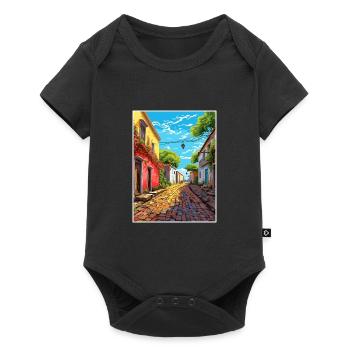 Colonia Del Sacramento Affiche de voyage Vintage WPA - Body à manches courtes Premium Bébé - noir - Devant