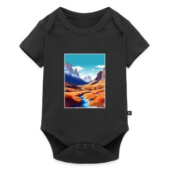 San Juan Argentine Vintage voyage affiche Souvenir - Body à manches courtes Premium Bébé - noir - Devant