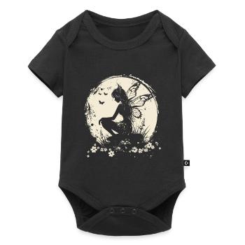 Fairy, Elf, Moon, Fairy Tale, Mythical Creatures - Baby Premium short-sleeve bodysuit - black - Front