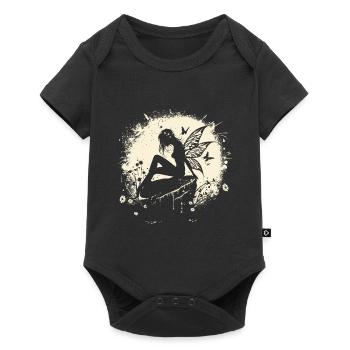 Fairy, Elf, Moon, Fairy Tale, Mythical Creatures - Baby Premium short-sleeve bodysuit - black - Front