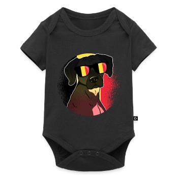 Belgique - Body à manches courtes Premium Bébé - noir - Devant