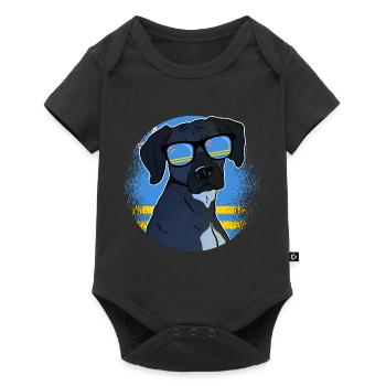 Aruba - Baby Premium short-sleeve bodysuit - black - Front