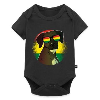 Bolivia - Baby Premium short-sleeve bodysuit - black - Front