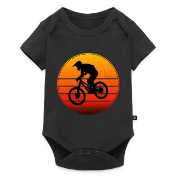 Cyclisme Homme Cycliste Vélo de montagne Femme - Body à manches courtes Premium Bébé - noir - Devant