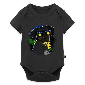 Guadeloupe - Body à manches courtes Premium Bébé - noir - Devant
