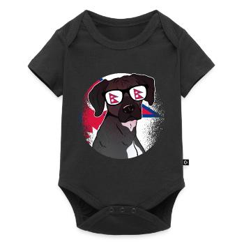 Nepal - Baby Premium short-sleeve bodysuit - black - Front