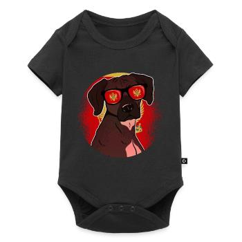 Montenegro - Baby Premium short-sleeve bodysuit - black - Front