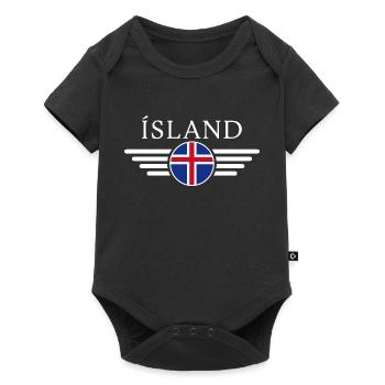 Iceland Natural Wonders T-Shirt - Baby Premium short-sleeve bodysuit - black - Front
