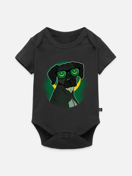 Mauretanien - Baby Premium Kurzarmbody - Schwarz