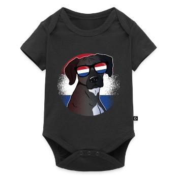 Netherlands - Baby Premium short-sleeve bodysuit - black - Front