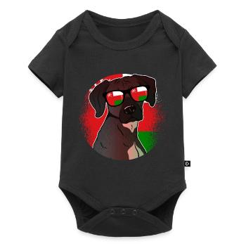 Oman - Baby Premium short-sleeve bodysuit - black - Front