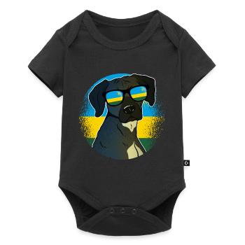 Rwanda - Body à manches courtes Premium Bébé - noir - Devant