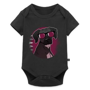 Qatar - Baby Premium short-sleeve bodysuit - black - Front