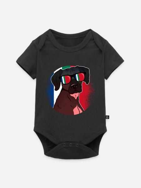 Republik Maluku Selatan - Baby Premium Kurzarmbody - Schwarz