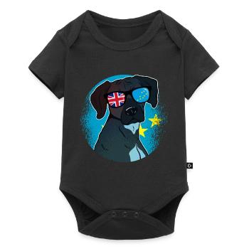 Tuvalu - Baby Premium short-sleeve bodysuit - black - Front