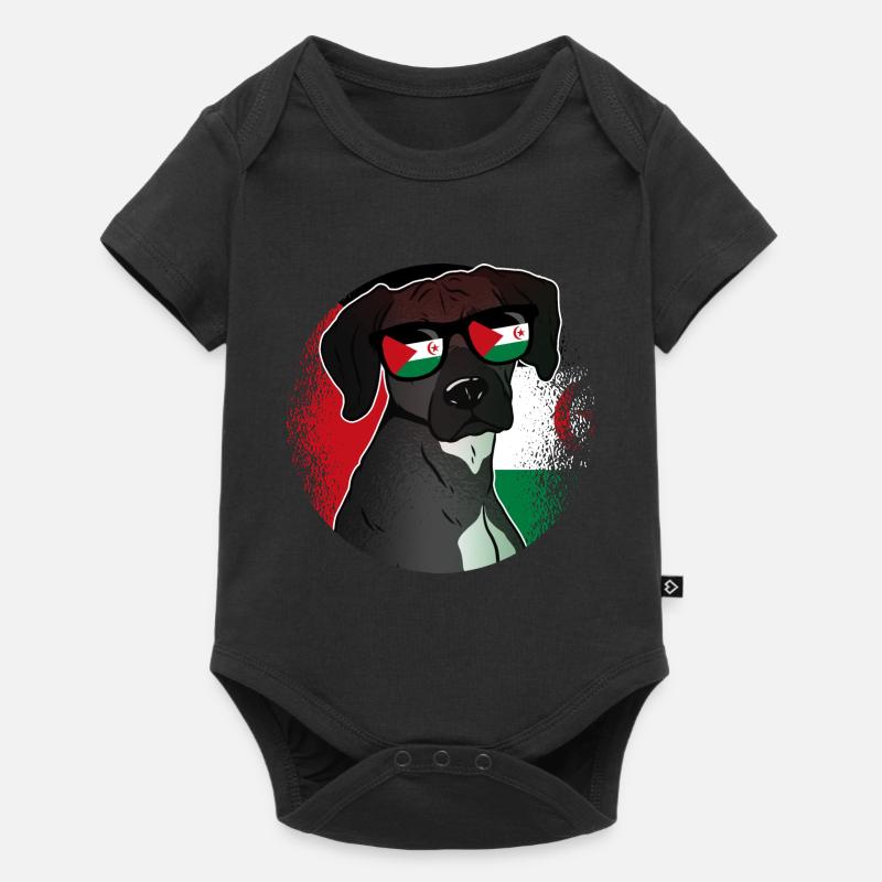 Sahara occidental - Body à manches courtes Premium Bébé - noir