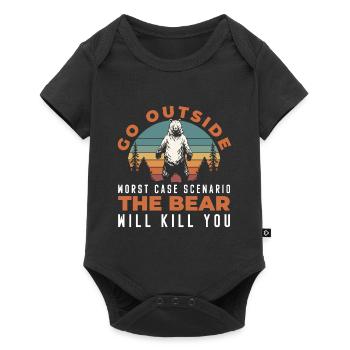Wild Stark Berlin - Baby Premium short-sleeve bodysuit - black - Front