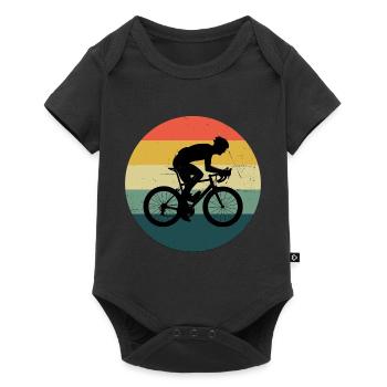 Road Cyclist Road Bike Road Cycling Road Bike - Baby Premium short-sleeve bodysuit - black - Front