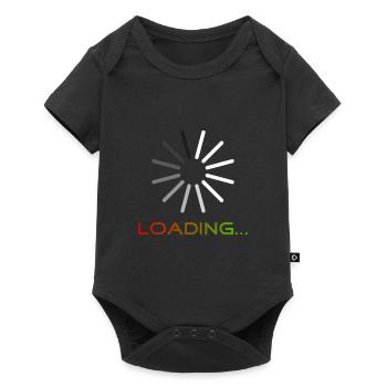 Loading - Baby Premium Kurzarmbody - Schwarz - Vorne