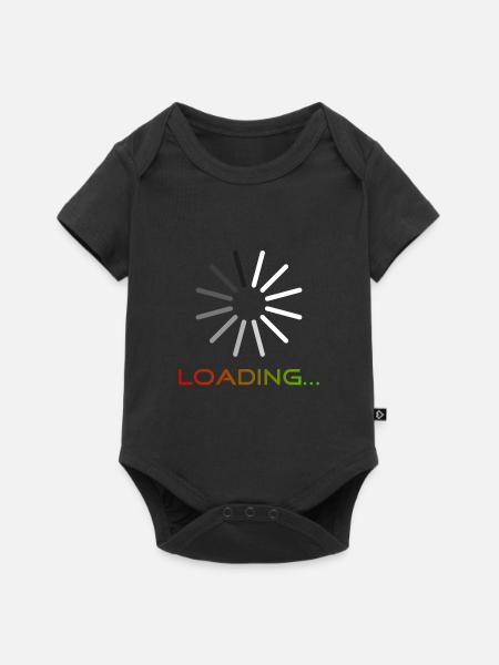 Loading - Baby Premium short-sleeve bodysuit - black