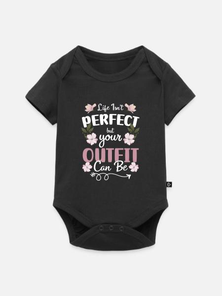 Mode Fashion Modenschau - Baby Premium Kurzarmbody - Schwarz