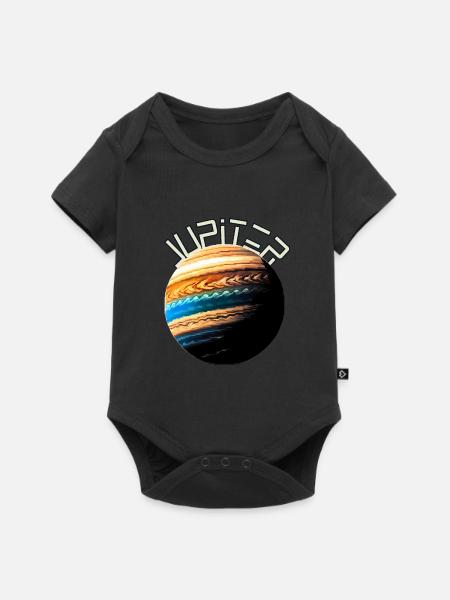 Jupiter - Baby Premium Kurzarmbody - Schwarz