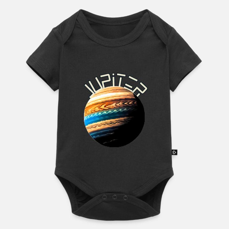 Jupiter - Baby Premium Kurzarmbody - Schwarz