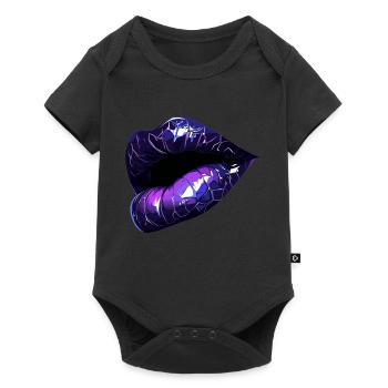 baiser - Body à manches courtes Premium Bébé - noir - Devant