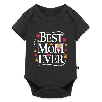 Best Mom Ever Mother's Day Cats - Baby Premium short-sleeve bodysuit - black - Front