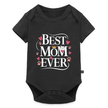 Best Mom Ever Mother's Day Cats - Baby Premium short-sleeve bodysuit - black - Front