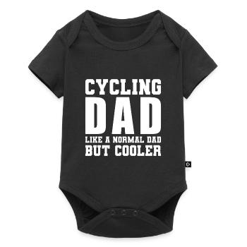 Vélo Dire Papa Vélo De Montagne Vélo - Body à manches courtes Premium Bébé - noir - Devant