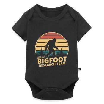Équipe de recherche officielle Bigfoot Sasquatch Yeti - Body à manches courtes Premium Bébé - noir - Devant