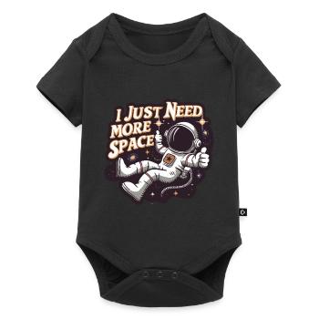 Astronaut Funny Saying I Need More Space - Baby Premium short-sleeve bodysuit - black - Front