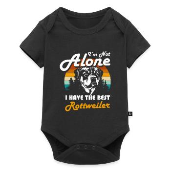 Dog Dog Dog Love - Baby Premium short-sleeve bodysuit - black - Front