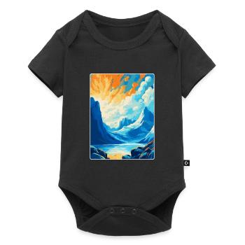 Bodo Norway Vintage Travel Poster WPA Art Souvenir - Baby Premium short-sleeve bodysuit - black - Front