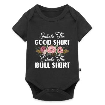 Spa Entspannen Urlaub Beauty - Baby Premium Kurzarmbody - Schwarz - Vorne