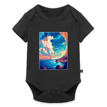 Bol Croatia Vintage Travel Poster WPA Art Souvenir - Baby Premium short-sleeve bodysuit - black - Front